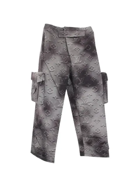 Louis Vuitton Pre-Owned 2020s Monogram 3D cargo pants