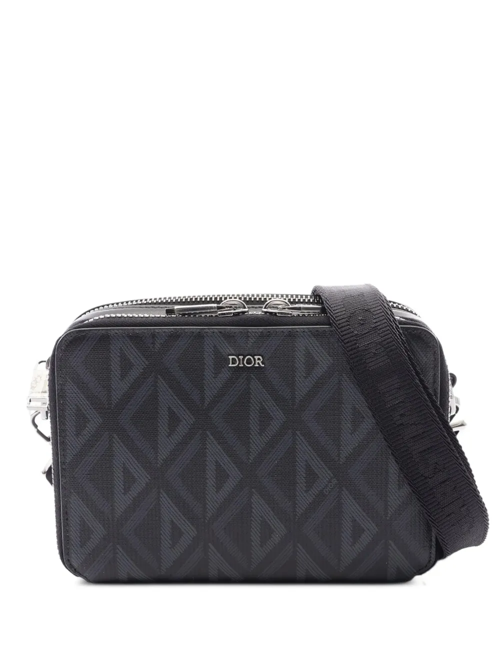 Christian Dior Pre-Owned 2010s Schultertasche mit CD-Logo - Schwarz