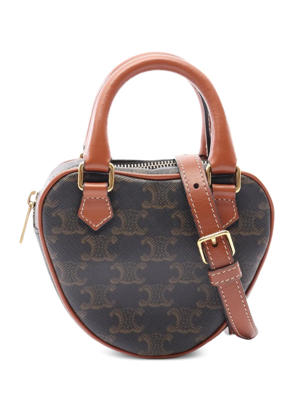 Celine Pre-Owned 2010s medium Heart Triomphe tote bag - Black