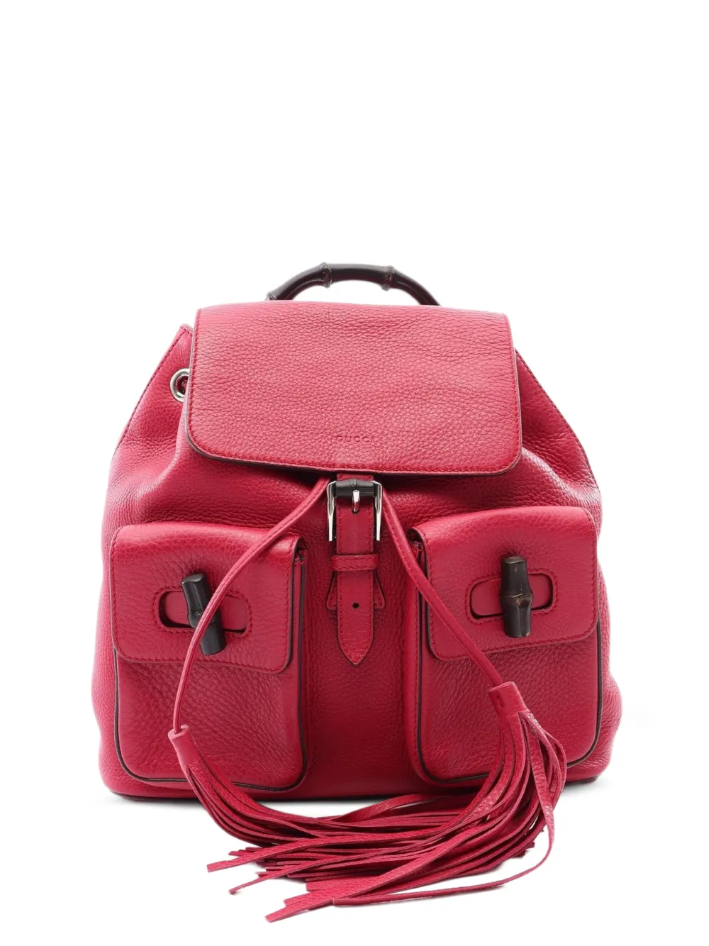 Gucci Pre-Owned sac à dos Bamboo à pompon (années 2010) - Rose
