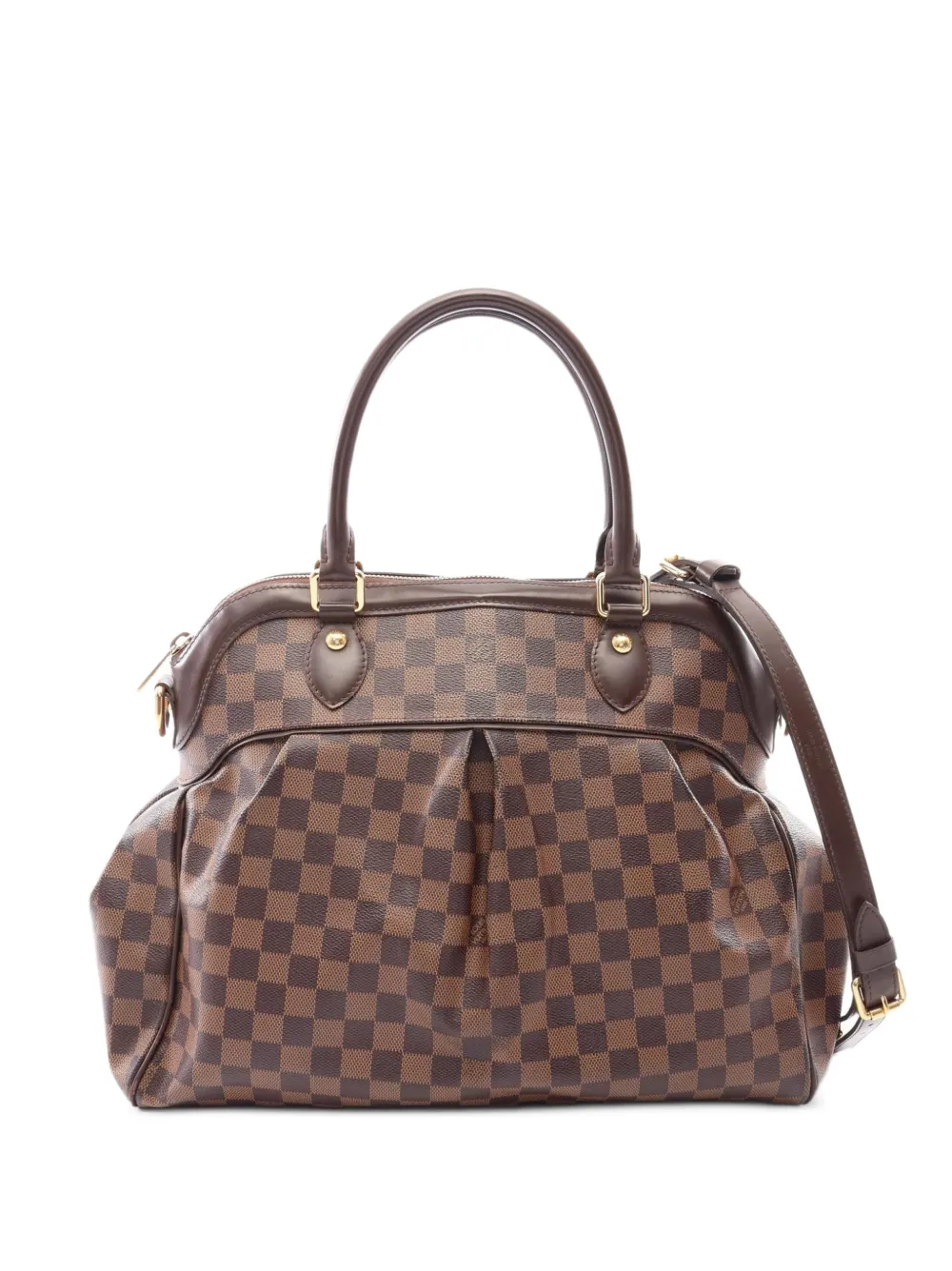 Louis Vuitton Pre-Owned 2012 GM Damier Ebene Trevi Tote Bag - Braun