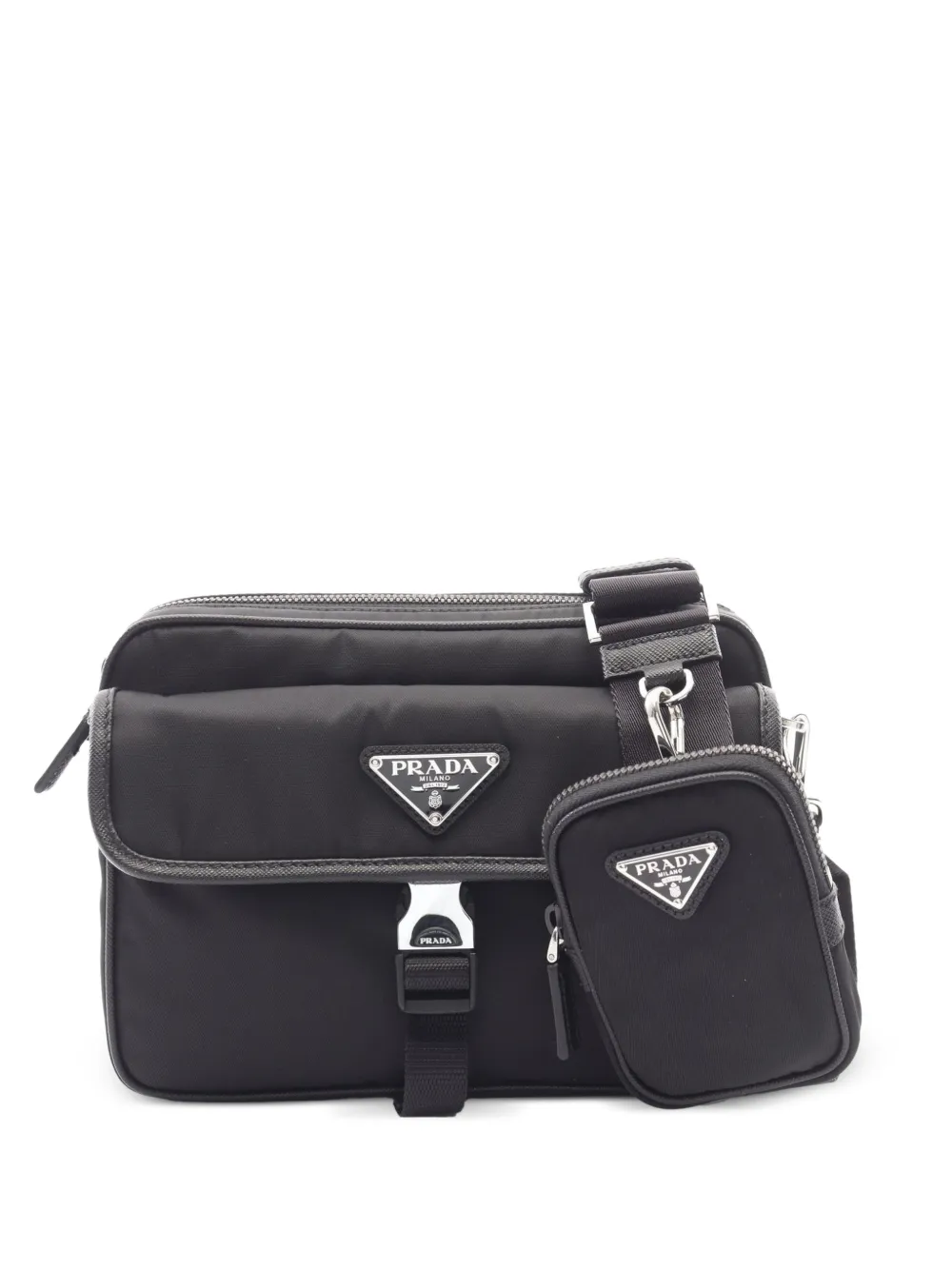 Prada Pre-Owned 2020s Re-Nylon shoulder bag - Nero