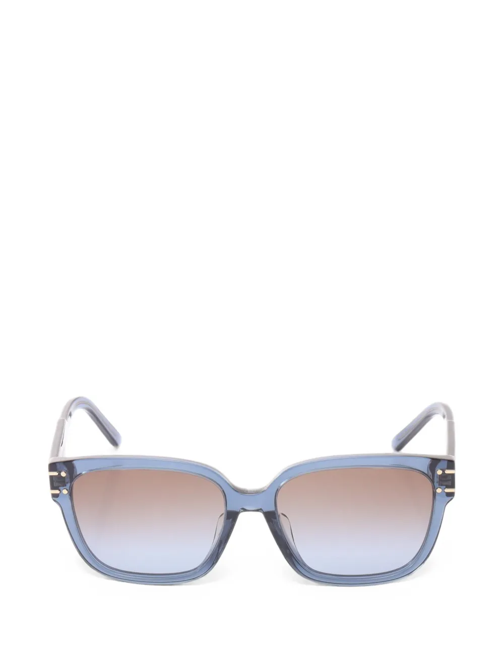 Christian Dior Pre-Owned lunettes de soleil carrées DiorSignature (années 2010) - Bleu Christian Dior Pre-Owned lunettes de soleil carrées DiorSignature (années 2010) - Bleu