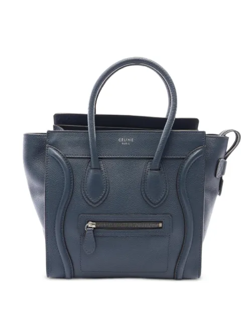 Celine Pre-Owned 2000s micro Luggage leather tote bag