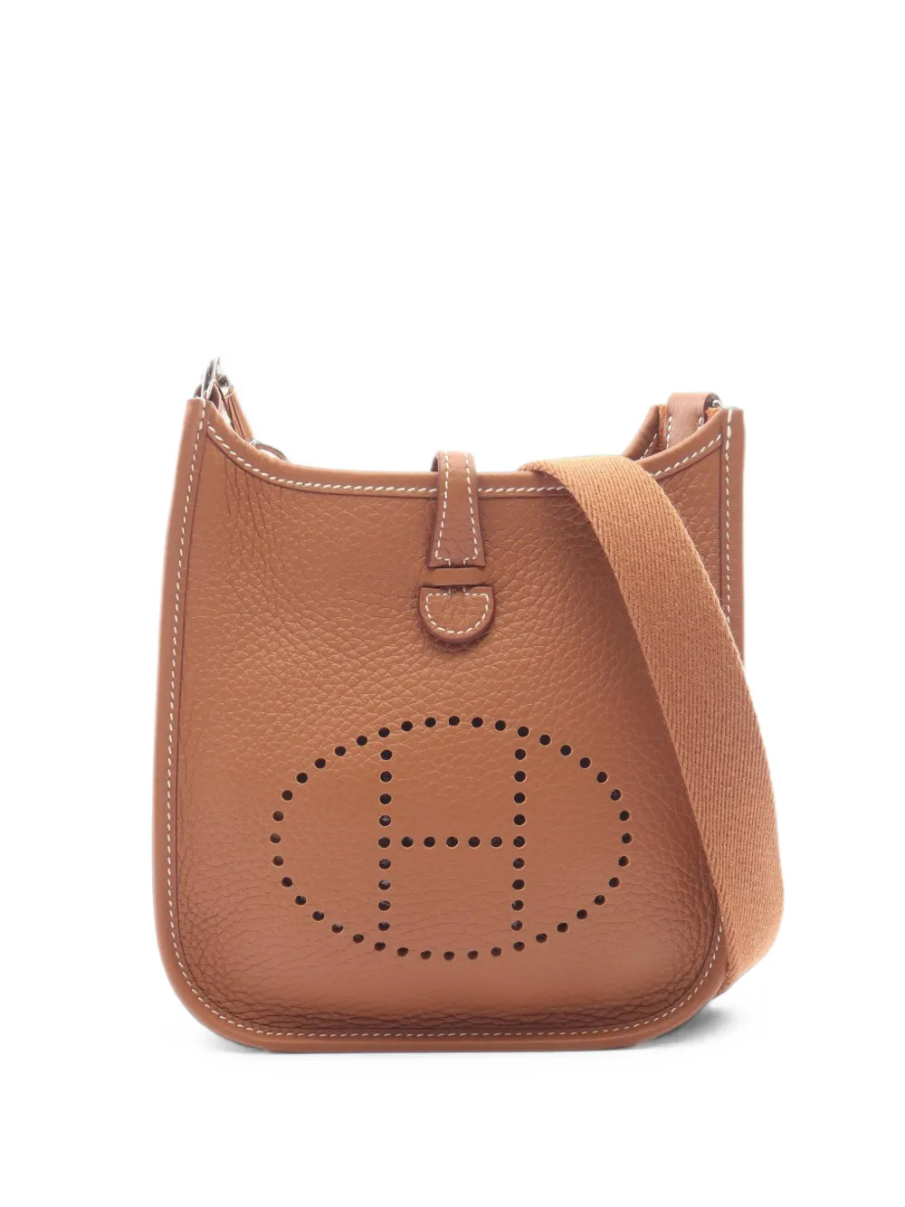 Hermès Pre-Owned 2026 TPM Evelyne Amazon mini bag - Braun