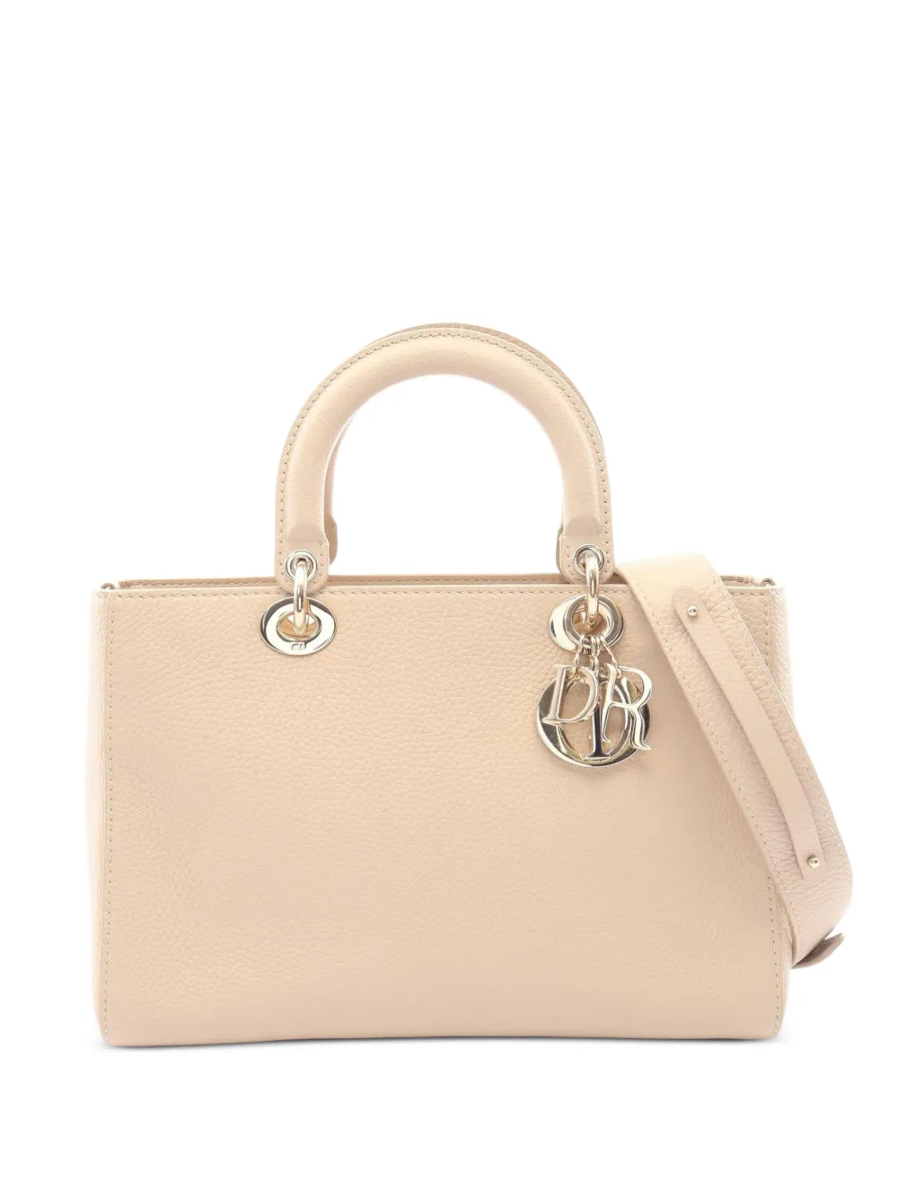 Christian Dior Pre-Owned 2010s mittelgroße Lady D-Lite Tote Bag - Nude