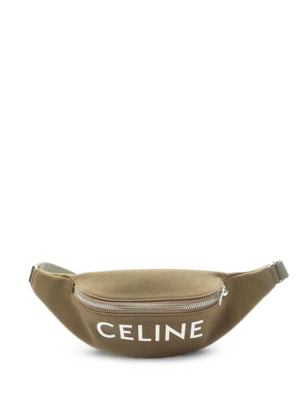 Celine Pre-Owned sac banane à logo imprimé (années 2010) - Vert Celine Pre-Owned sac banane à logo imprimé (années 2010) - Vert