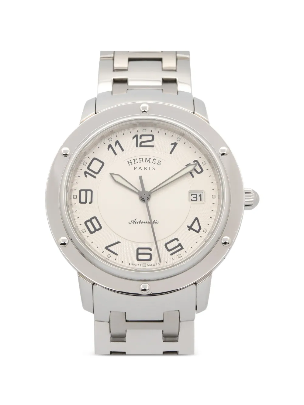 Hermès Pre-Owned 2010s Clipper Classic 39mm watch - Toni neutri