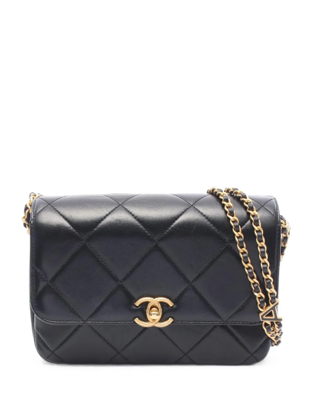 CHANEL Pre-Owned 2021s matelassé flap shoulder bag - Nero