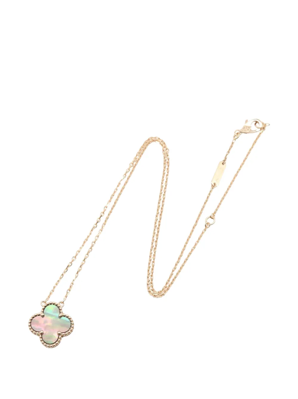 Van Cleef & Arpels Pre-Owned 2010s Alhambra Halskette mit Perlmutt - Rosa