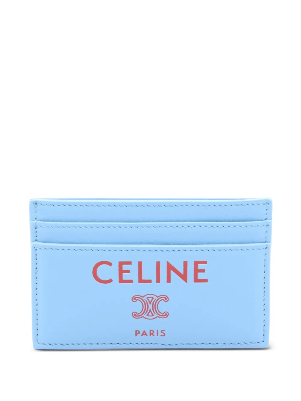 Celine Pre-Owned Triomphe logo card holder - Blu
