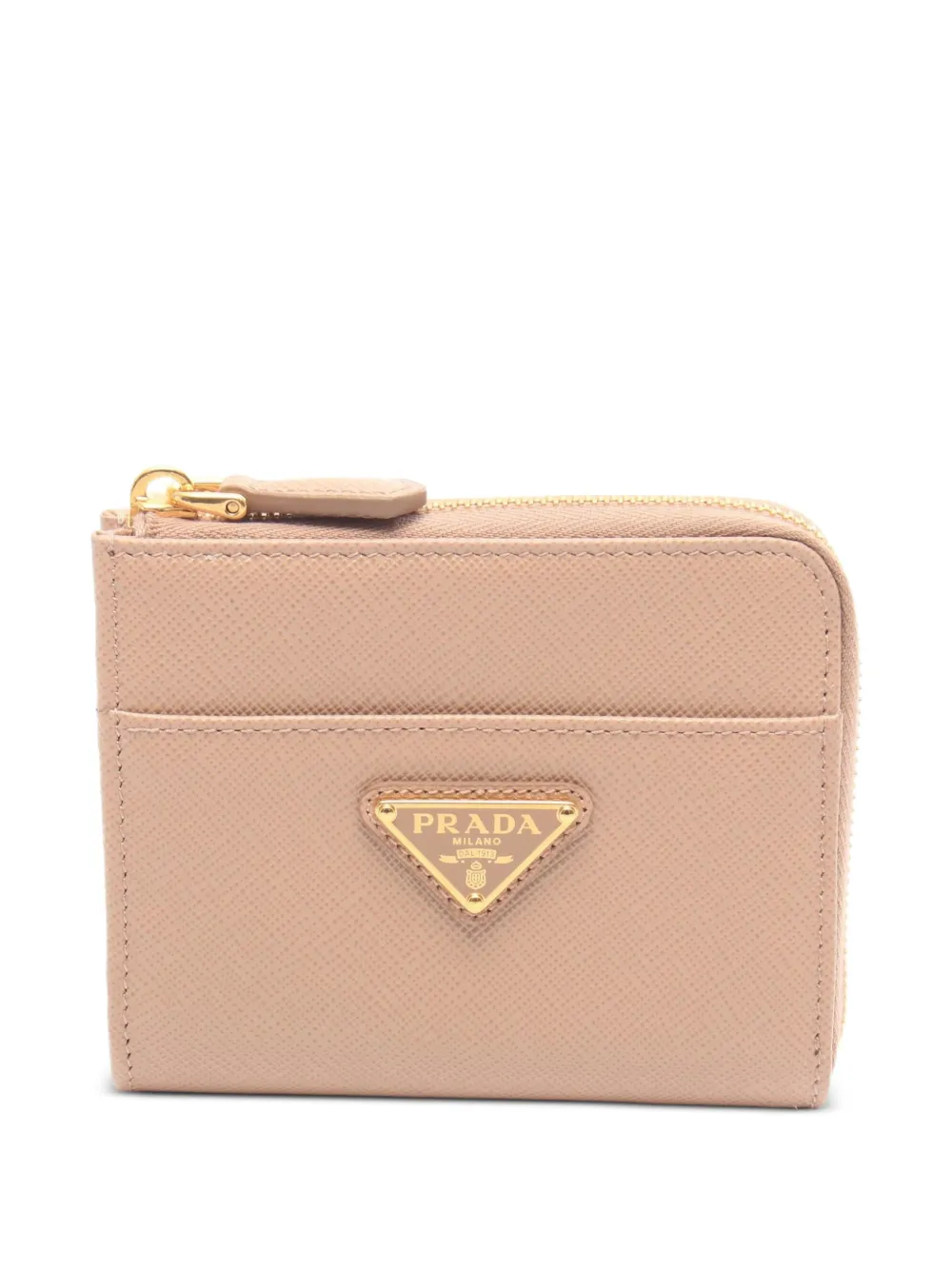 Prada Pre-Owned 2020s triangle logo-plaque coin purse - Rosa