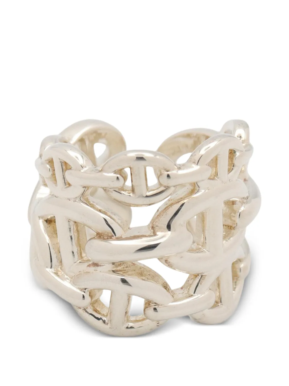Hermès Pre-Owned 2020s GM Enchaînée Ring - Silber