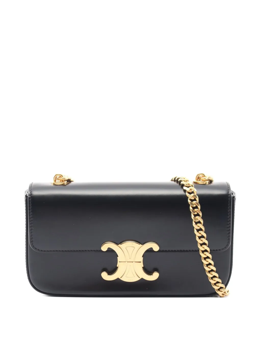 Celine Pre-Owned 2010s Triomphe shoulder bag - Nero