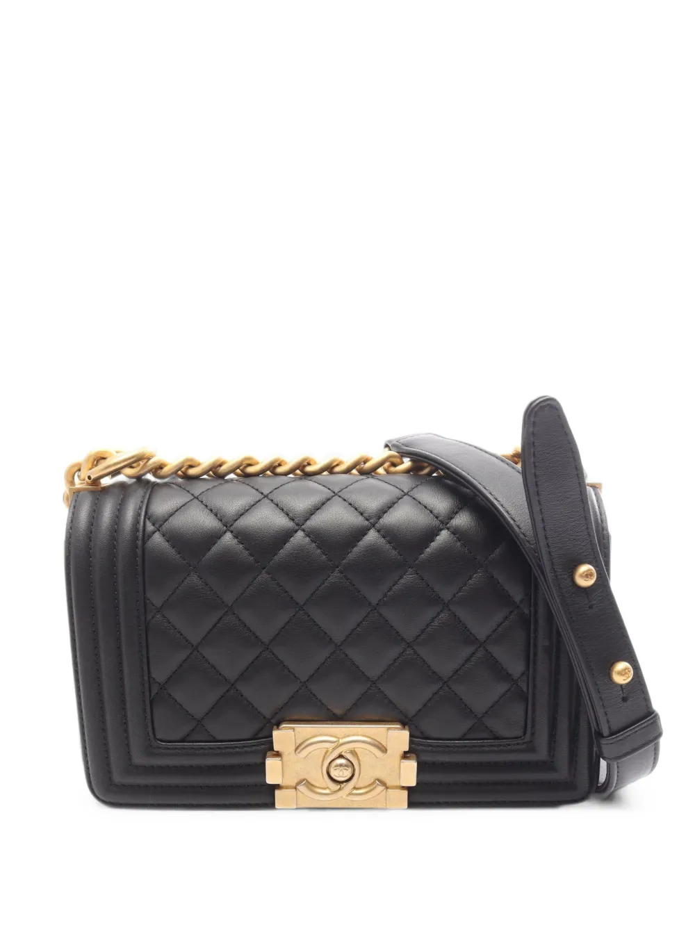 CHANEL Pre-Owned 2019 small Boy shoulder bag - Black