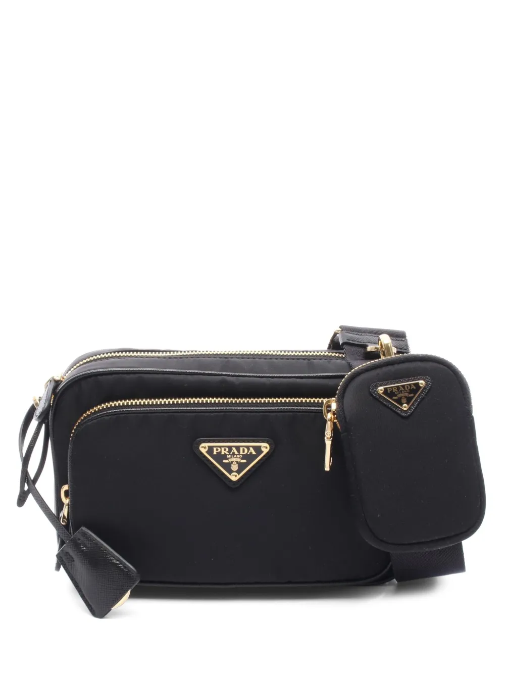 Prada Pre-Owned 2020s Re-Nylon shoulder bag - Nero