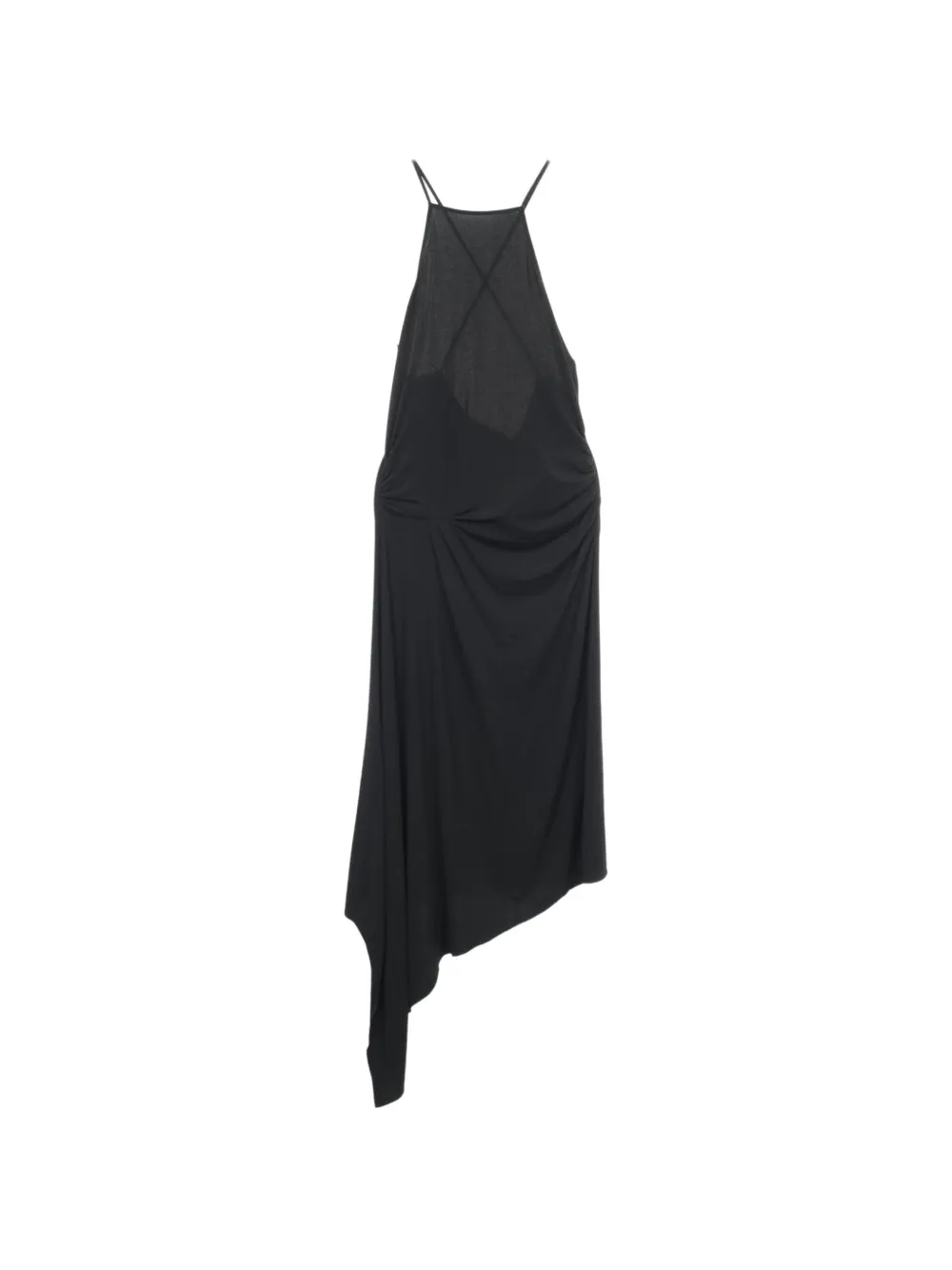 Celine Pre-Owned robe caraco asymétrique (années 2010) - Noir