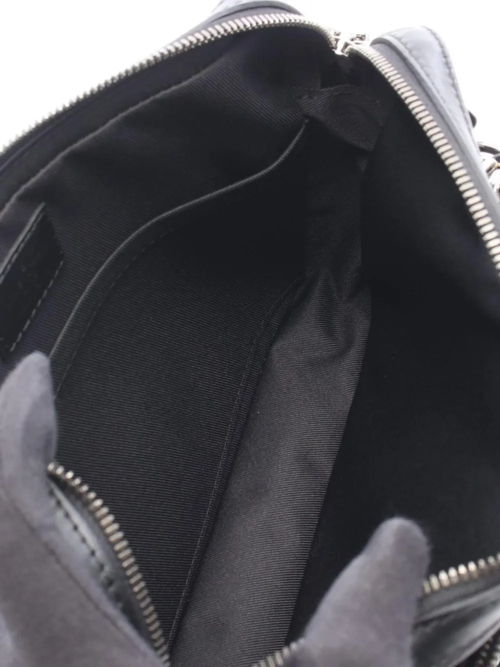 Louis Vuitton Pre-Owned 2021 Trio Monogram Eclipse messenger bag Grijs