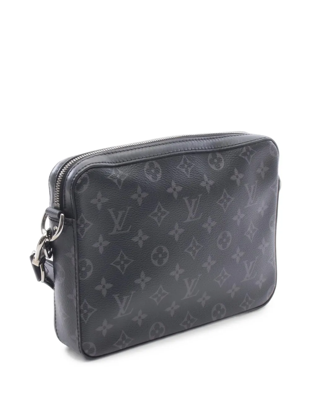 Louis Vuitton Pre-Owned 2021 Trio Monogram Eclipse messenger bag Grijs