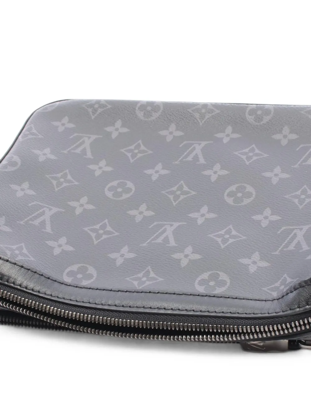 Louis Vuitton Pre-Owned 2021 Trio Monogram Eclipse messenger bag Grijs