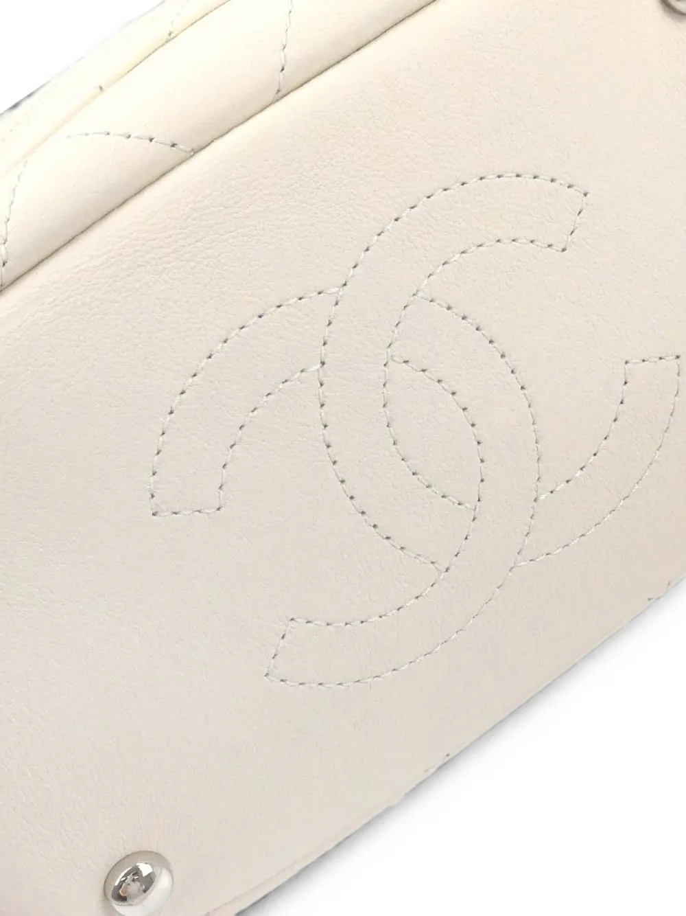 CHANEL Pre-Owned 2019 gewatteerde schoudertas Wit