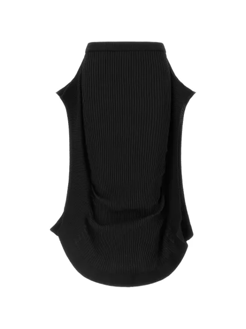 Issey Miyake Prance ribbed-knit maxi skirt
