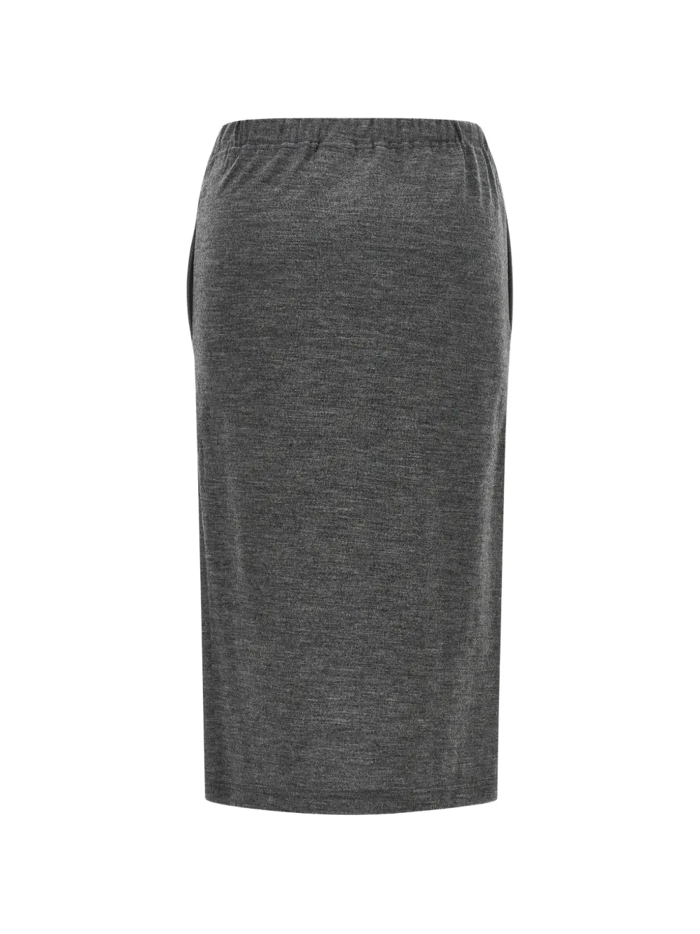 Junya Watanabe mélange-effect midi skirt Grijs