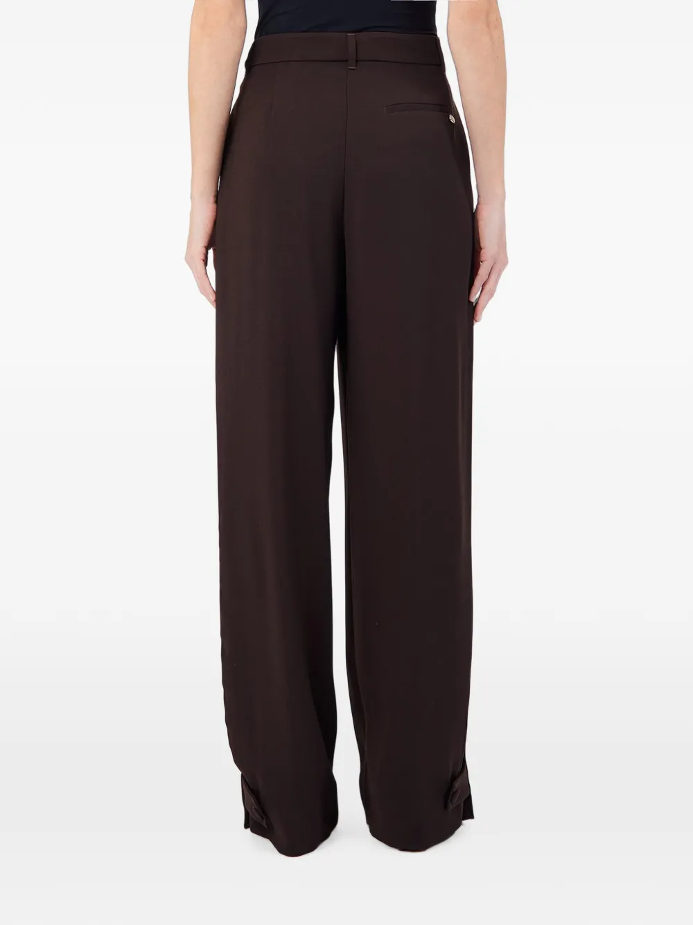 LIU JO Broek met wijde pijpen Bruin