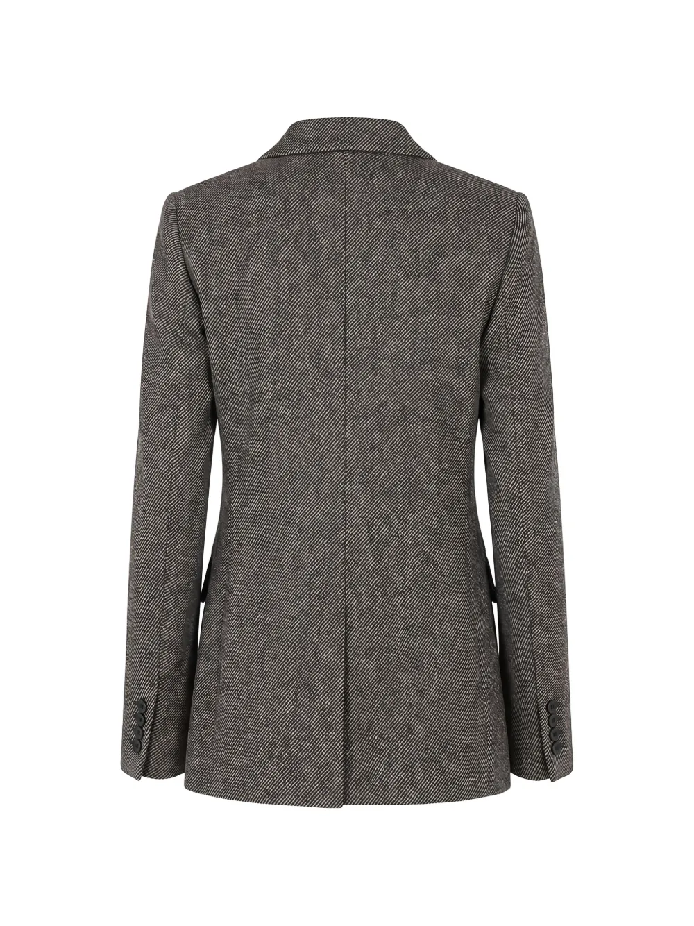 Max Mara Cresta blazer met dubbele rij knopen Grijs