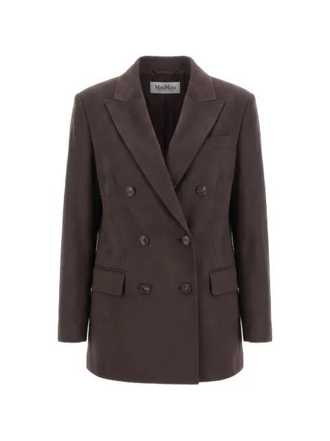 Max Mara Olimpia double-breasted peak-lapels blazer