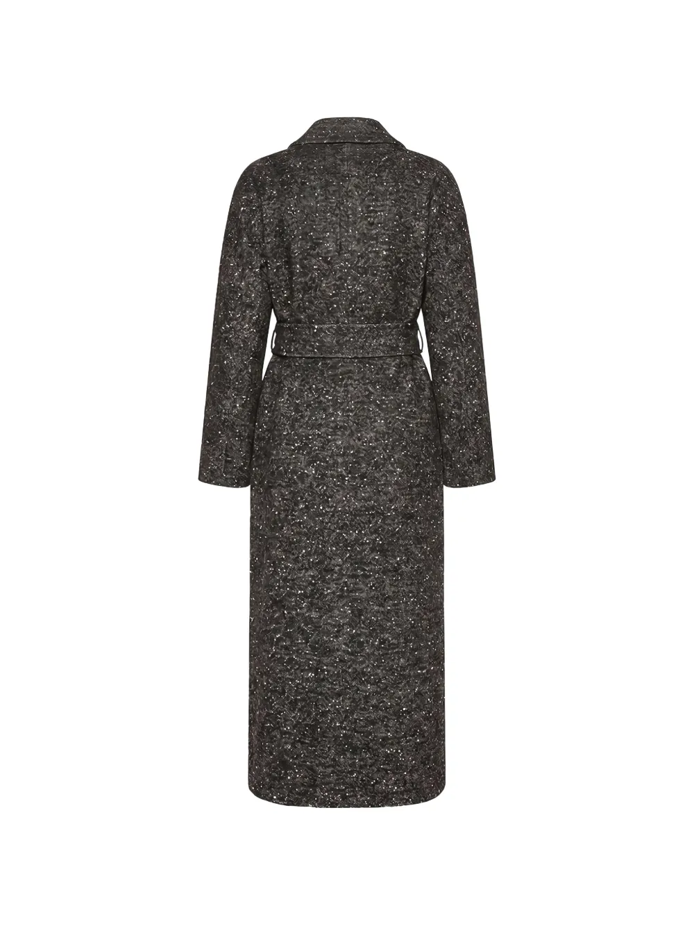 Max Mara Mantel verfraaid met pailletten Grijs