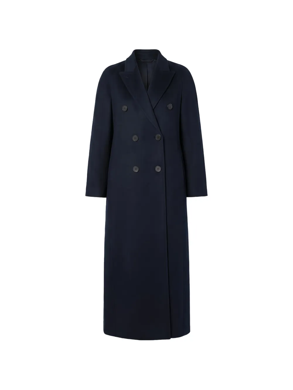 Max Mara Volante raglan-sleeve rear-slit coat - Blu
