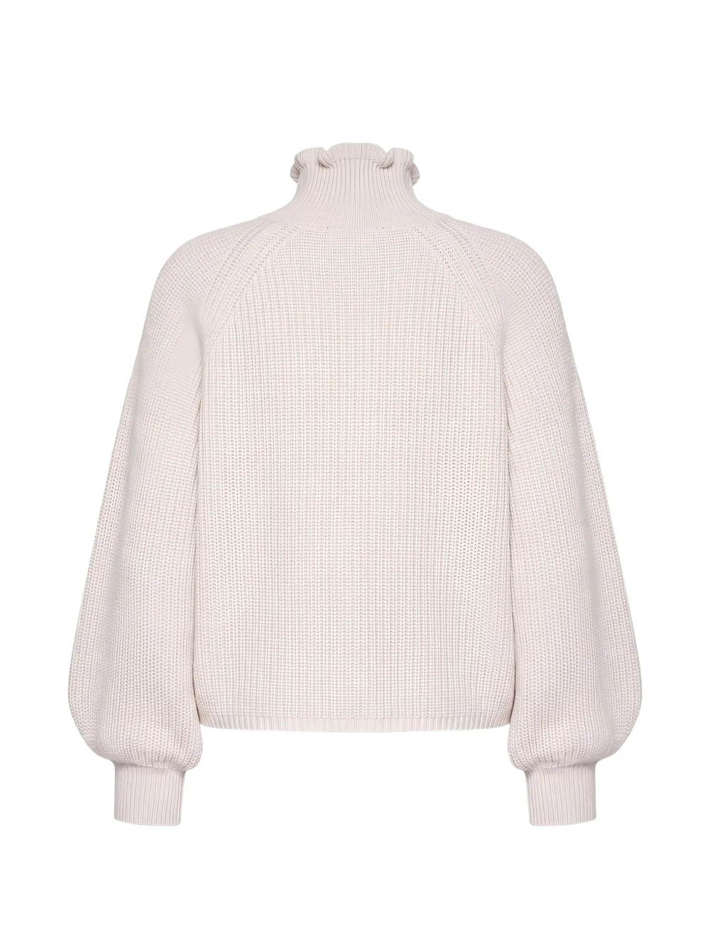 Max Mara Ribgebreide trui met ruches Beige