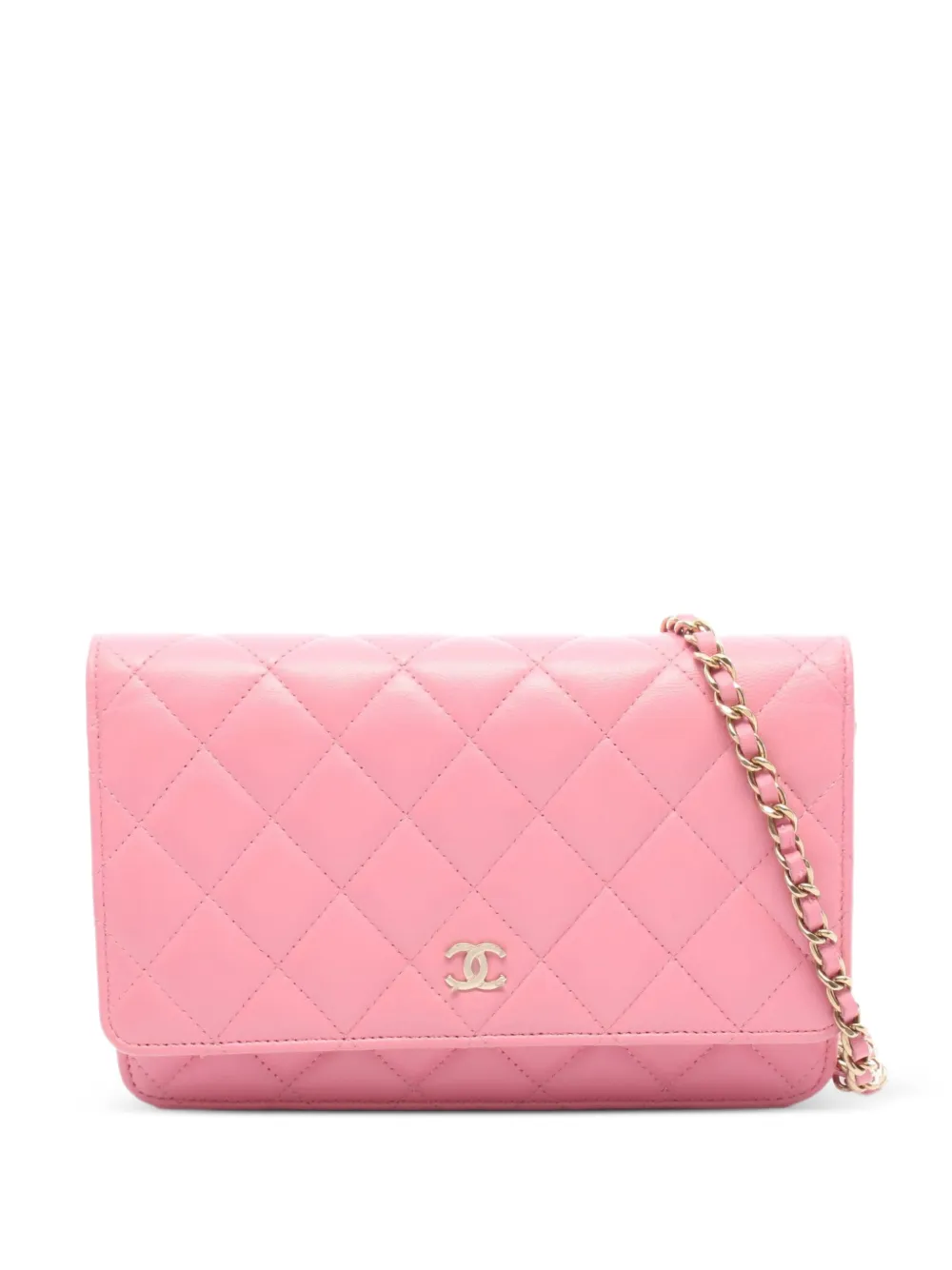 CHANEL Pre-Owned 2021 quilted leather cross body bag - Rosa