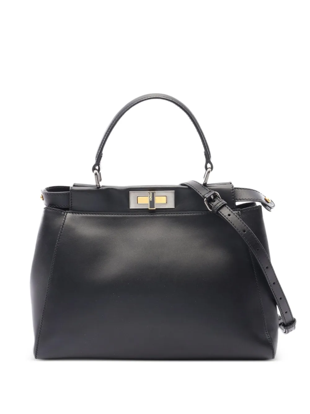 Fendi Pre-Owned 2010s Peekaboo Handtasche - Schwarz