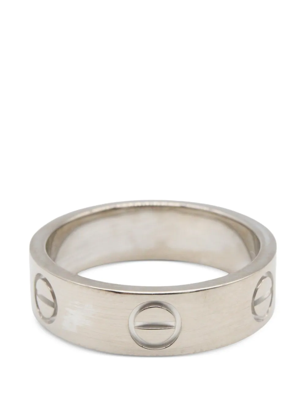 Cartier 2010s Love screw-motif ring - Argento