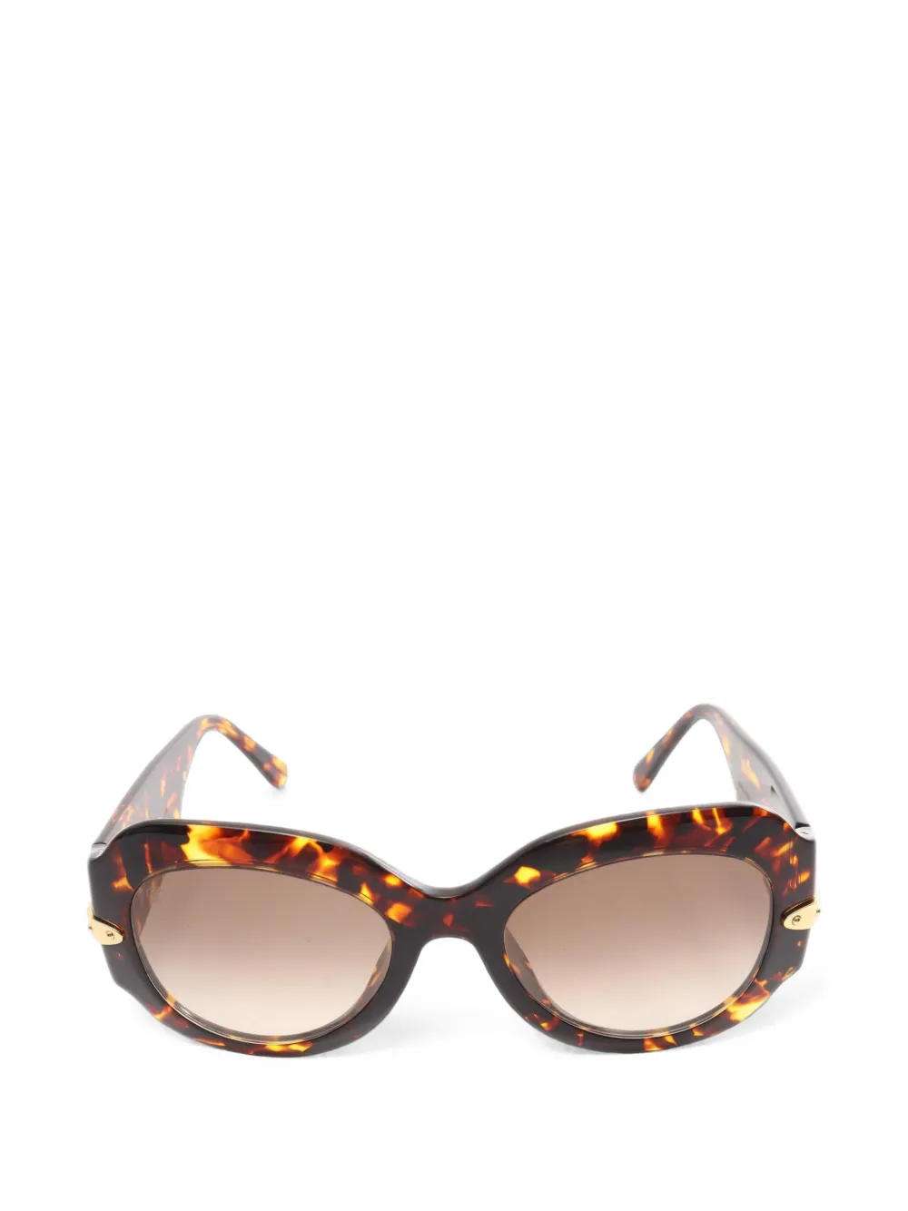 Louis Vuitton Pre-Owned lunettes de soleil Paris Texas à effet écaille de tortue (2020) - Marron Louis Vuitton Pre-Owned lunettes de soleil Paris Texas à effet écaille de tortue (2020) - Marron