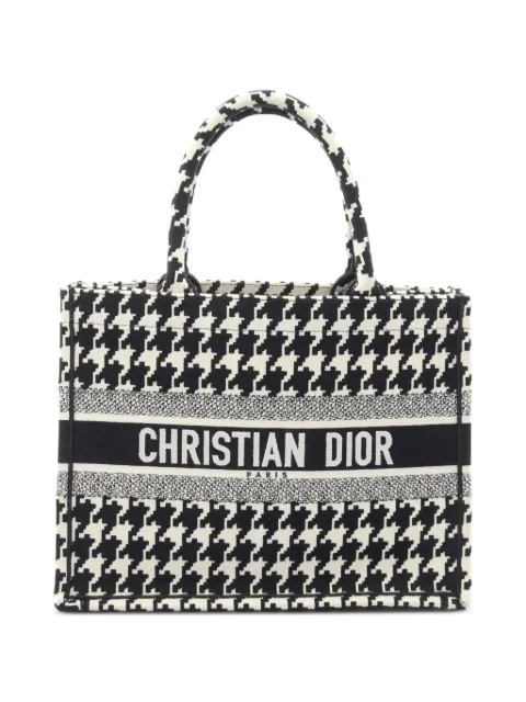 Christian Dior Pre-Owned 2010s medium Book Tote houndstooth tote bag