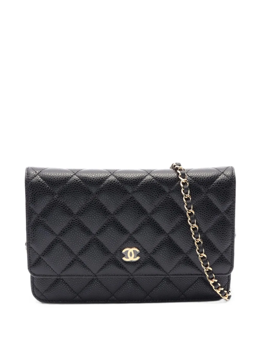CHANEL Pre-Owned 2018-2019 matelassé leather cross body bag - Nero