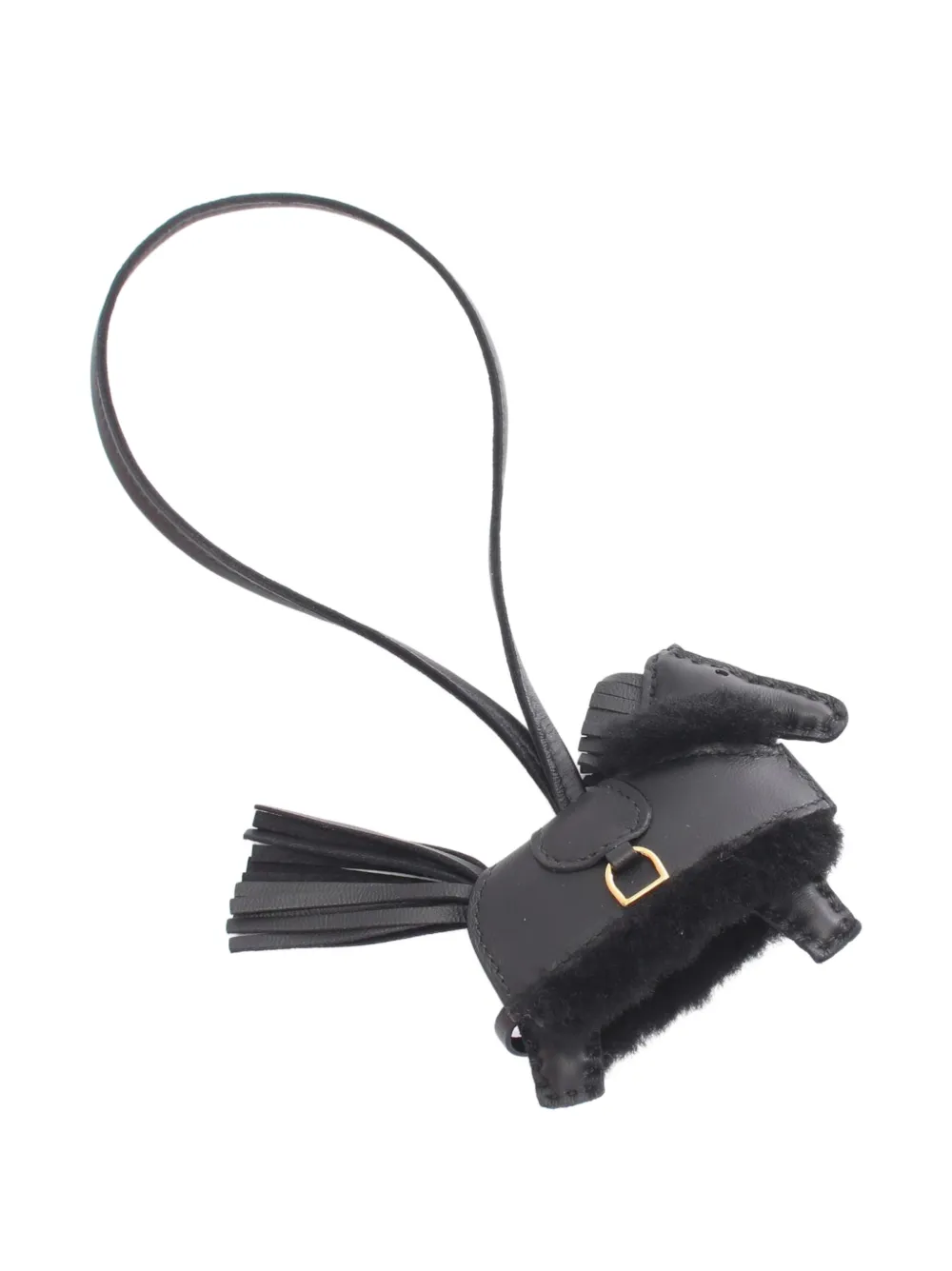 Hermès Pre-Owned bijou de sac PM Rodeo cheval (2026) - Noir