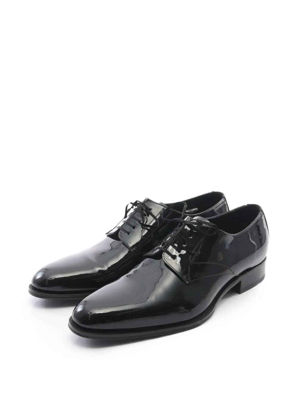 Christian Dior Pre-Owned 2010s Abendschuhe aus Lackleder - Schwarz