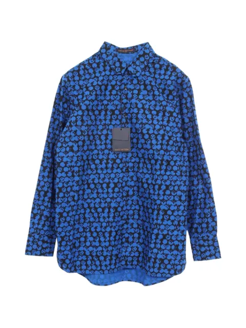 Louis Vuitton Pre-Owned 2020s Monogram long-sleeve shirt