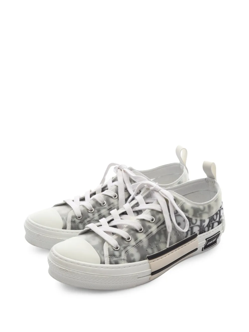 Christian Dior Pre-Owned 2010s B23 Oblique Sneakers - Weiß