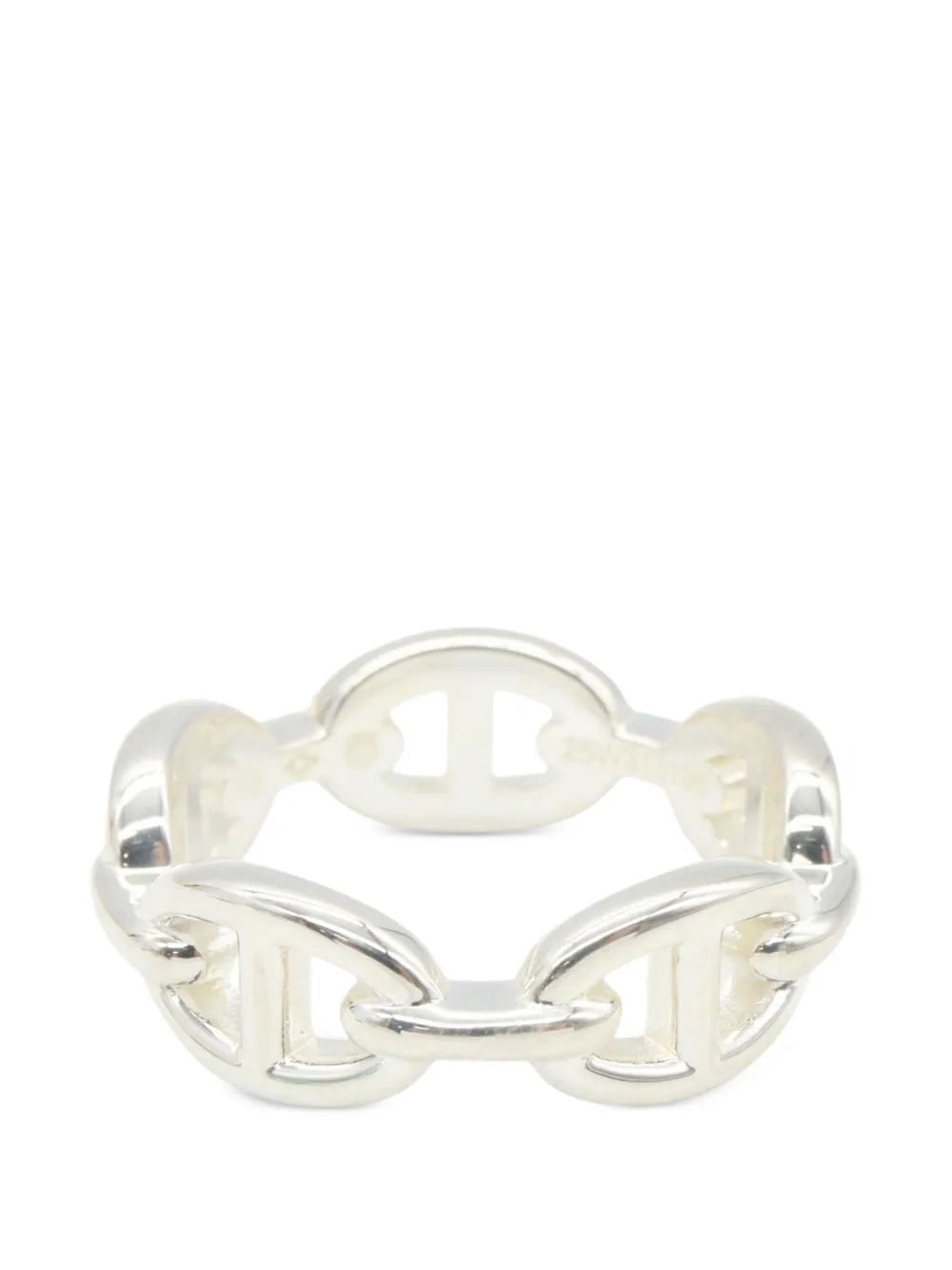Hermès Pre-Owned 2010s Chaine d'Ancre Enchainee Ring - Silber