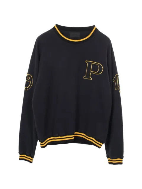 Prada Pre-Owned sudadera College con detalle del logo 2010