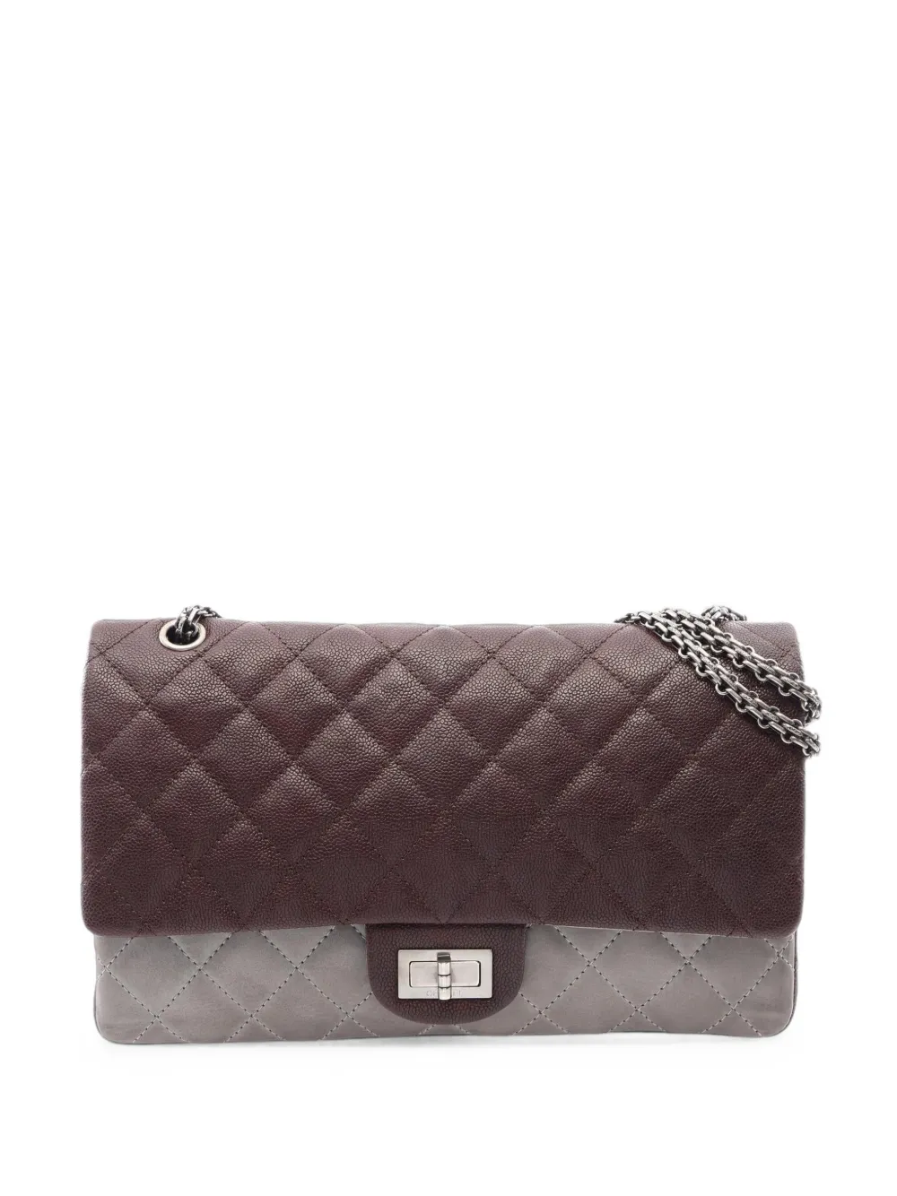 CHANEL Pre-Owned 2010-2011 Reissue 2.55 matelassé shoulder bag - Marrone