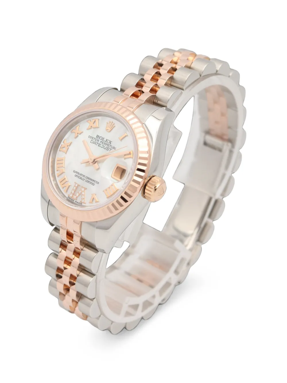 Rolex 2010s Datejust diamond 26mm watch - Bianco