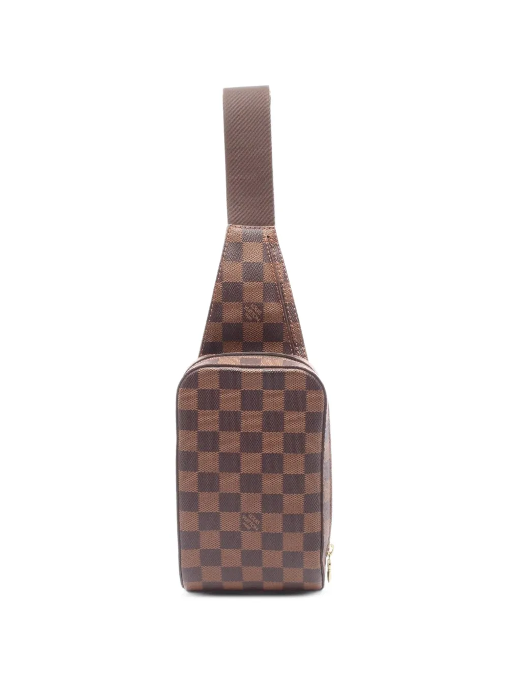 Louis Vuitton Pre-Owned sac banane Geronimos Damier Ébène (2010) - Marron