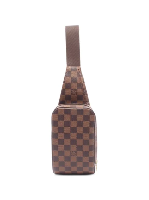 Louis Vuitton Pre-Owned cangurera Damier Ebene Geronimos 2010