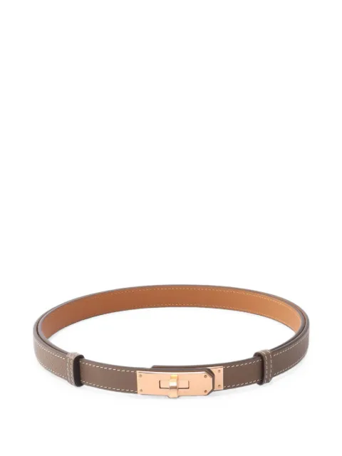 Hermès Pre-Owned cinturón de piel Kelly Epsom